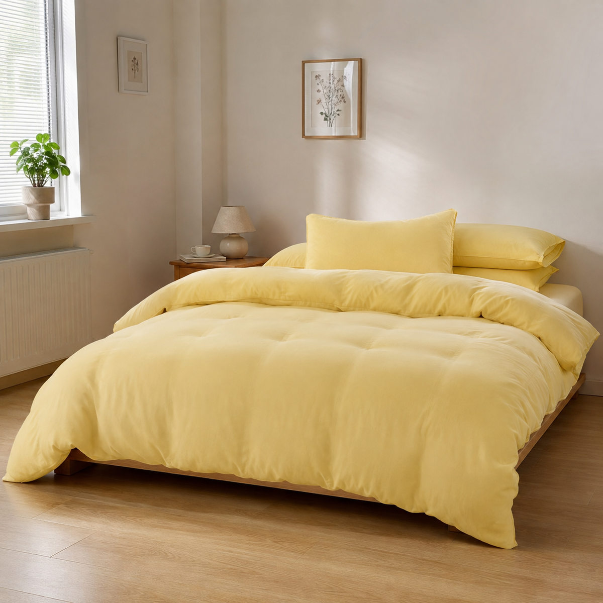 Housse de Couette Coton Lavé Douceur