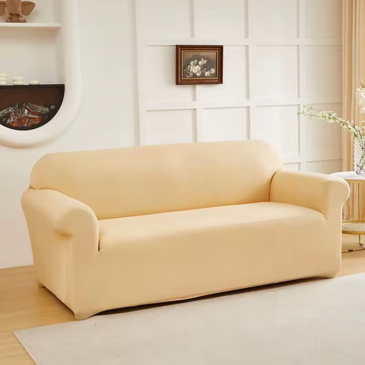 Housse de Canapé Extensible Unie Élégance