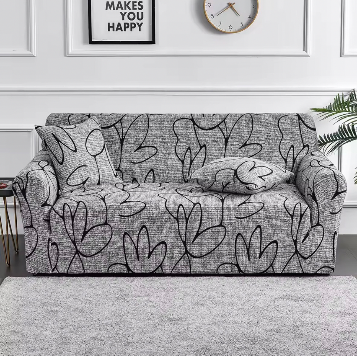 Housse de Canapé Extensible à Motif