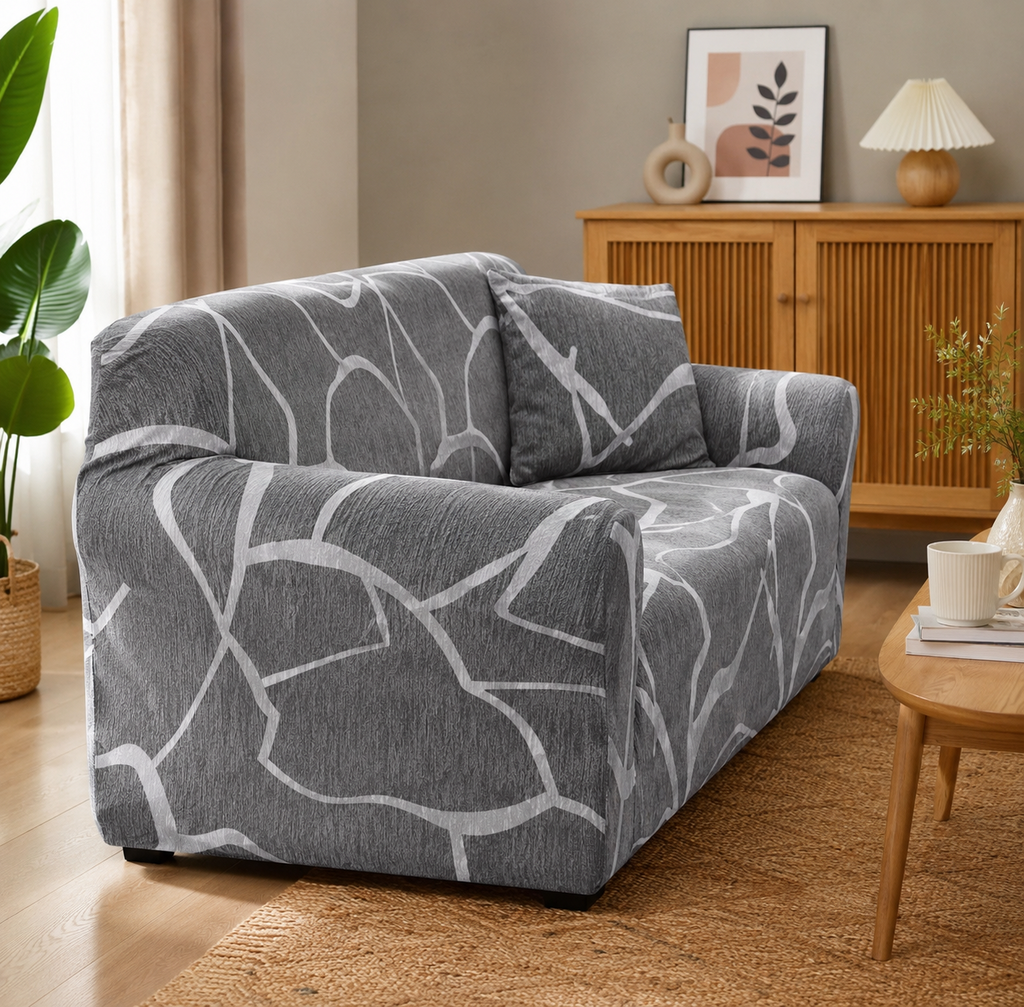 Housse de Canapé Extensible à Motif