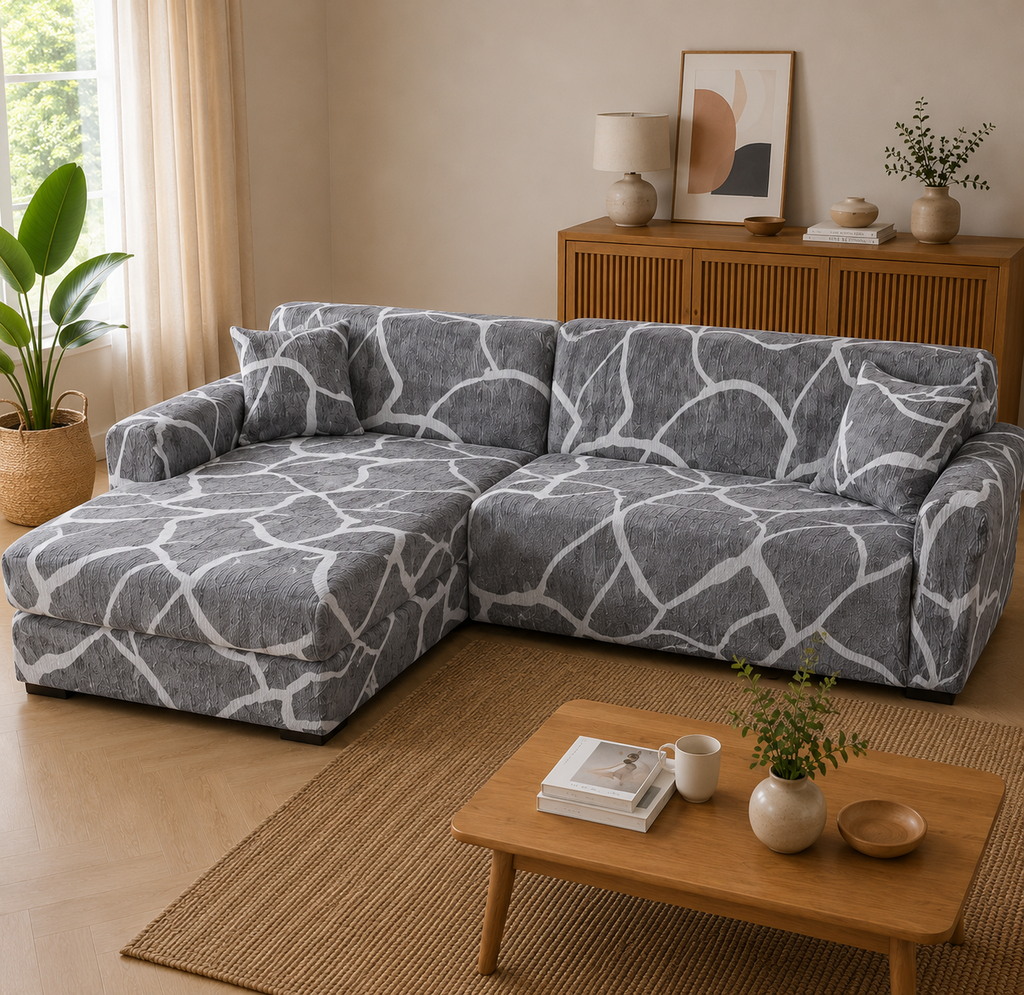 Housse de Canapé Extensible à Motif