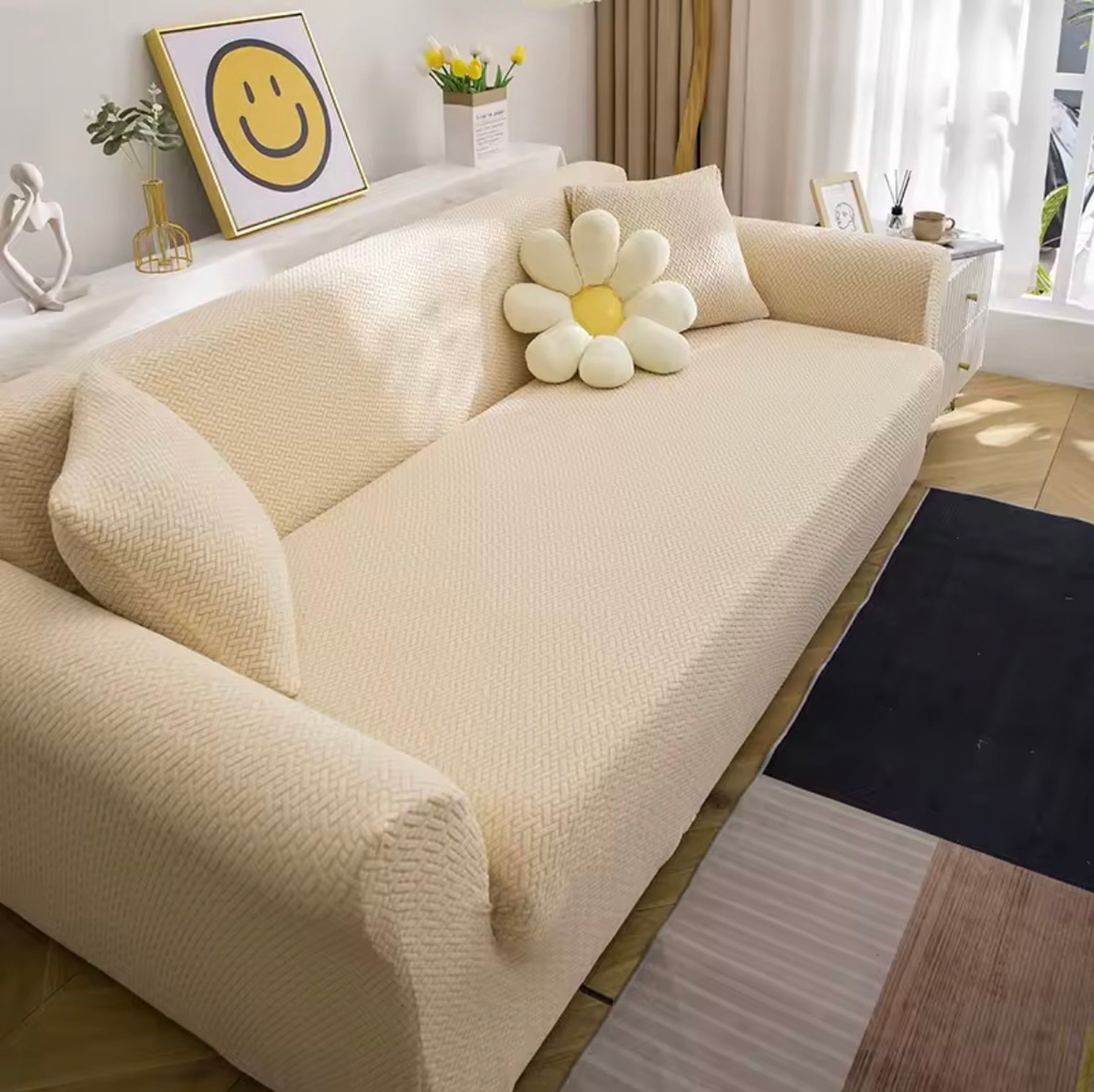 Housse de Canapé Jacquard Extensible Confort