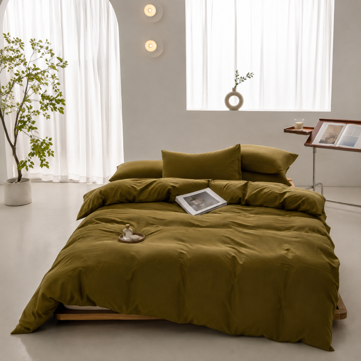 Housse de Couette Coton Lavé Douceur