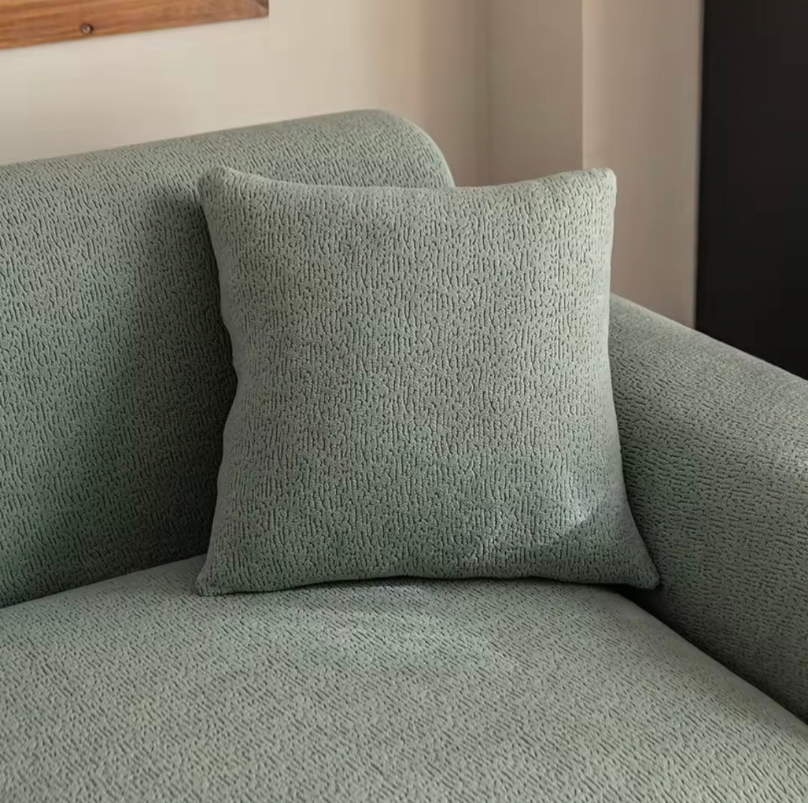 Housse de Canapé Extensible Bouclette Velours