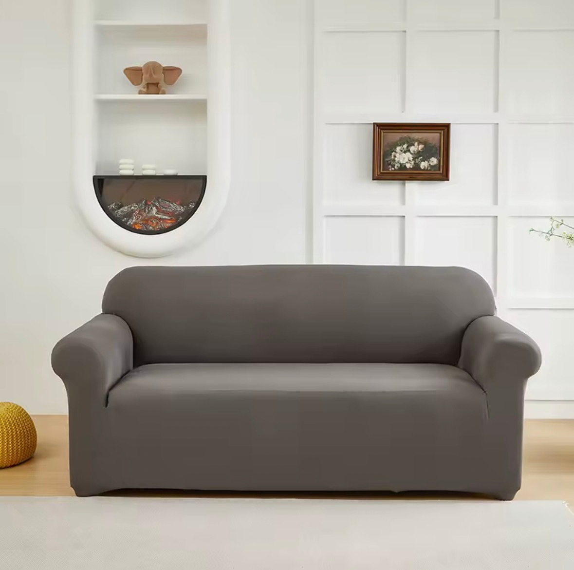 Housse de Canapé Extensible Unie Élégance