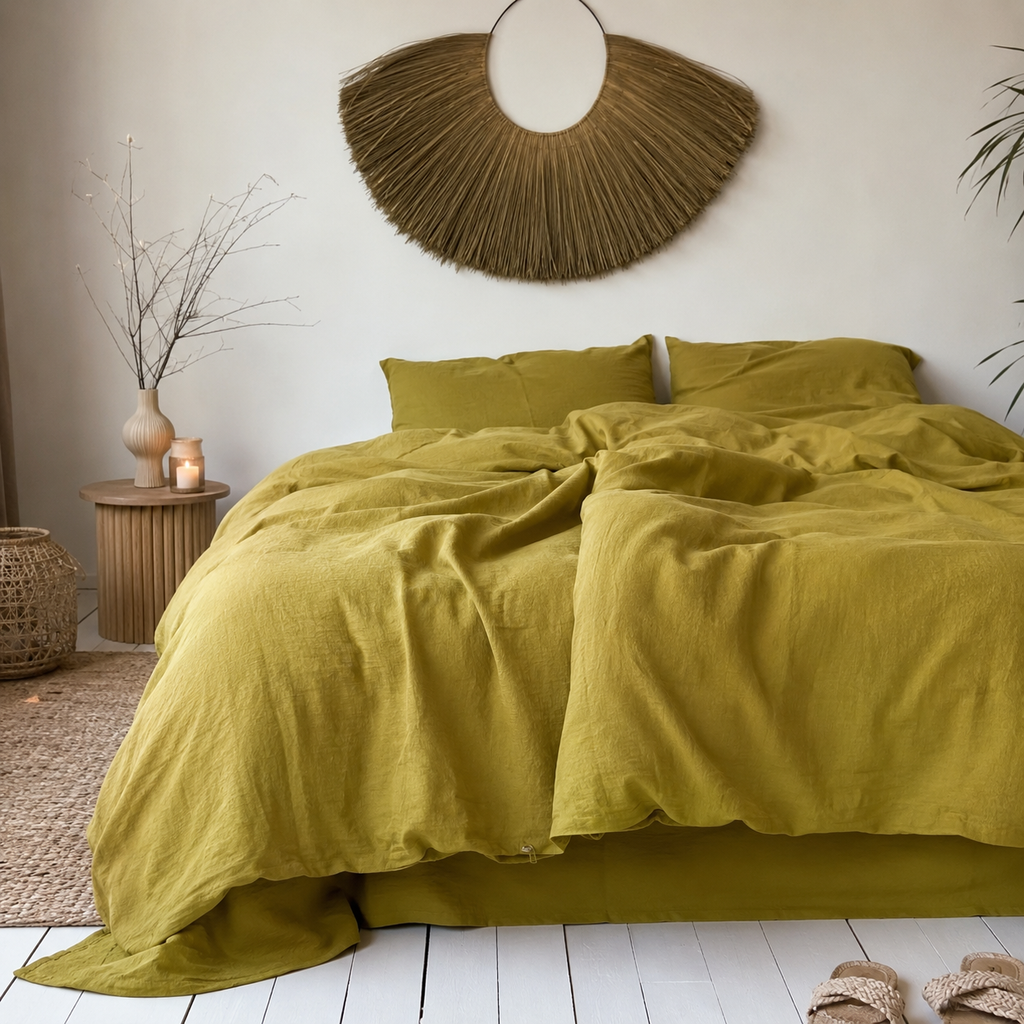 Housse de Couette 100% Lin Naturel