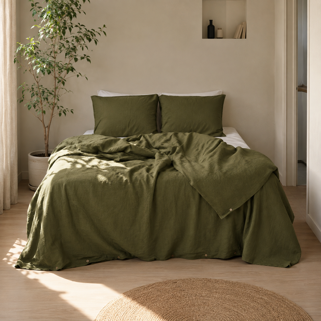 Housse de Couette 100% Lin Naturel