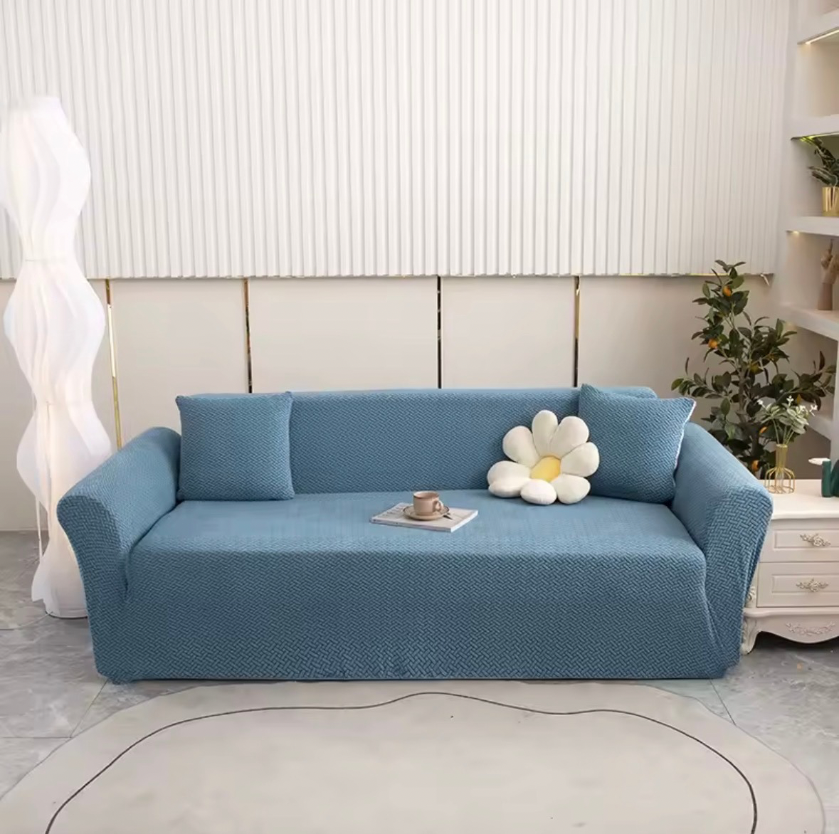 Housse de Canapé Jacquard Extensible Confort