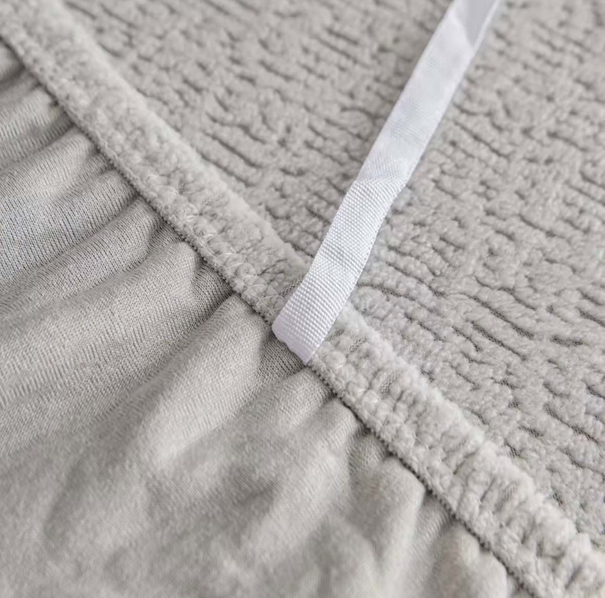 Housse de Canapé Extensible Bouclette Velours