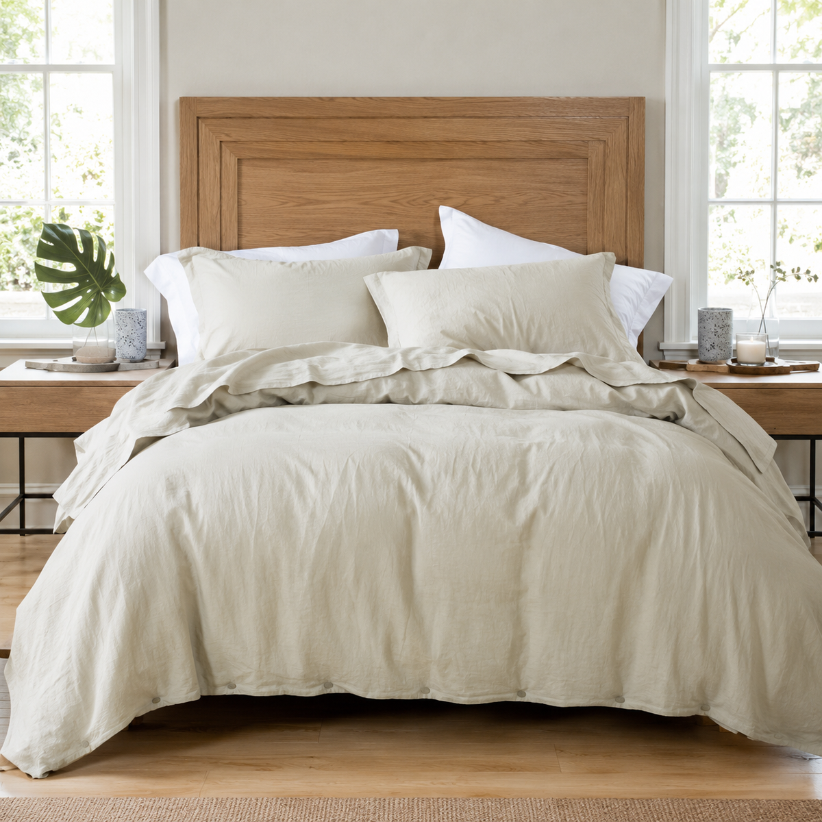 Housse de Couette 100% Lin Naturel