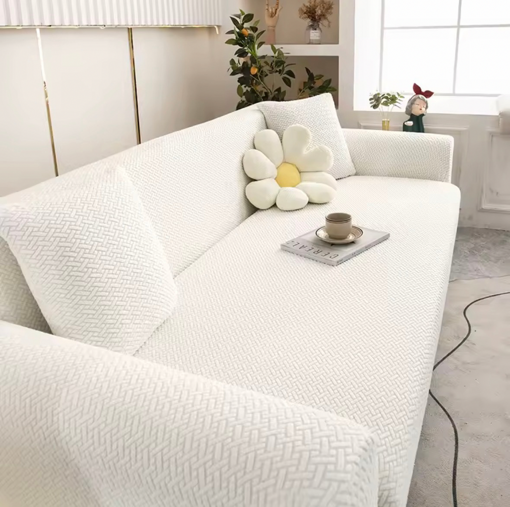 Housse de Canapé Jacquard Extensible Confort