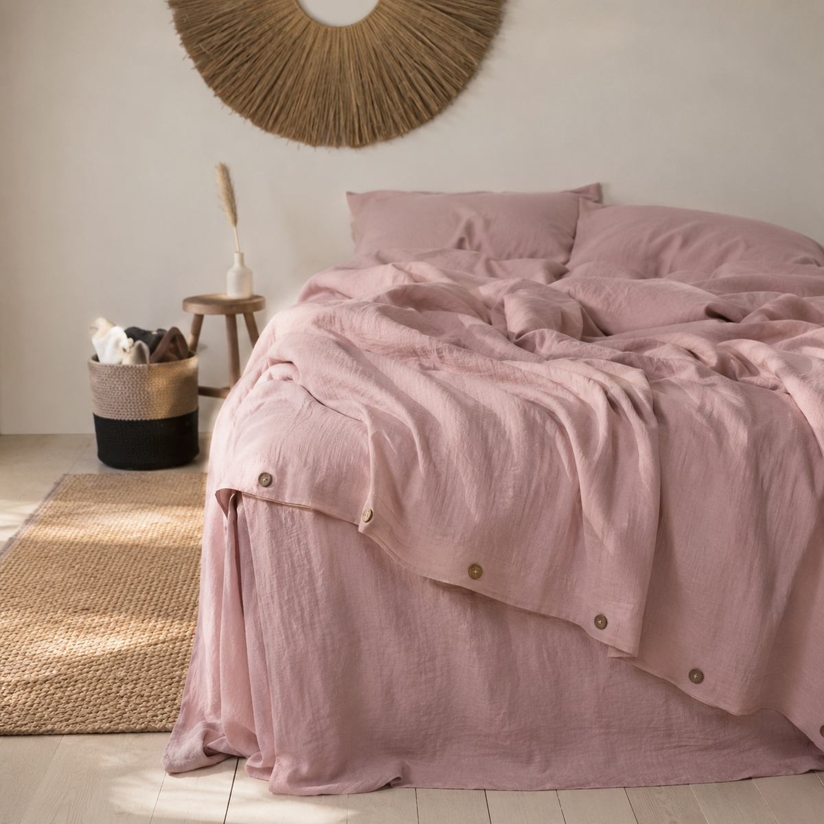 Housse de Couette 100% Lin Naturel