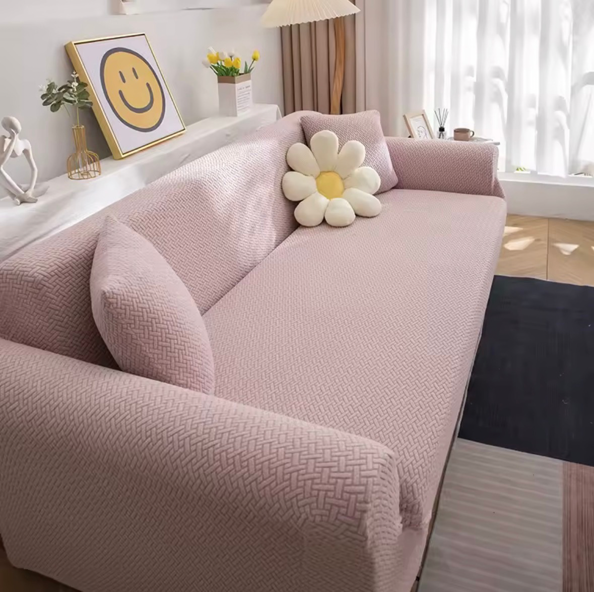 Housse de Canapé Jacquard Extensible Confort