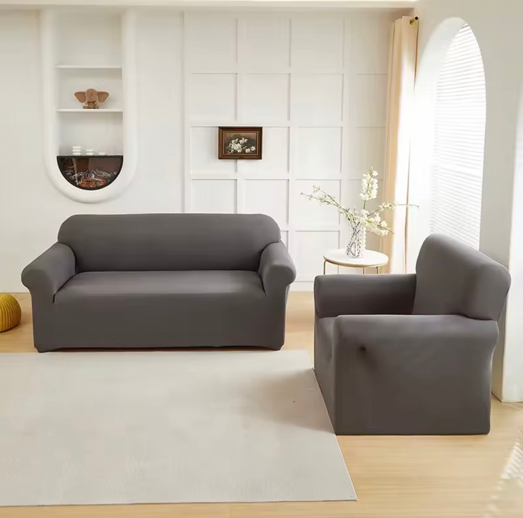 Housse de Canapé Extensible Unie Élégance