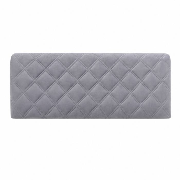Housse de Tête de Lit Velours Matelassée, ligne de mesure de la largeur