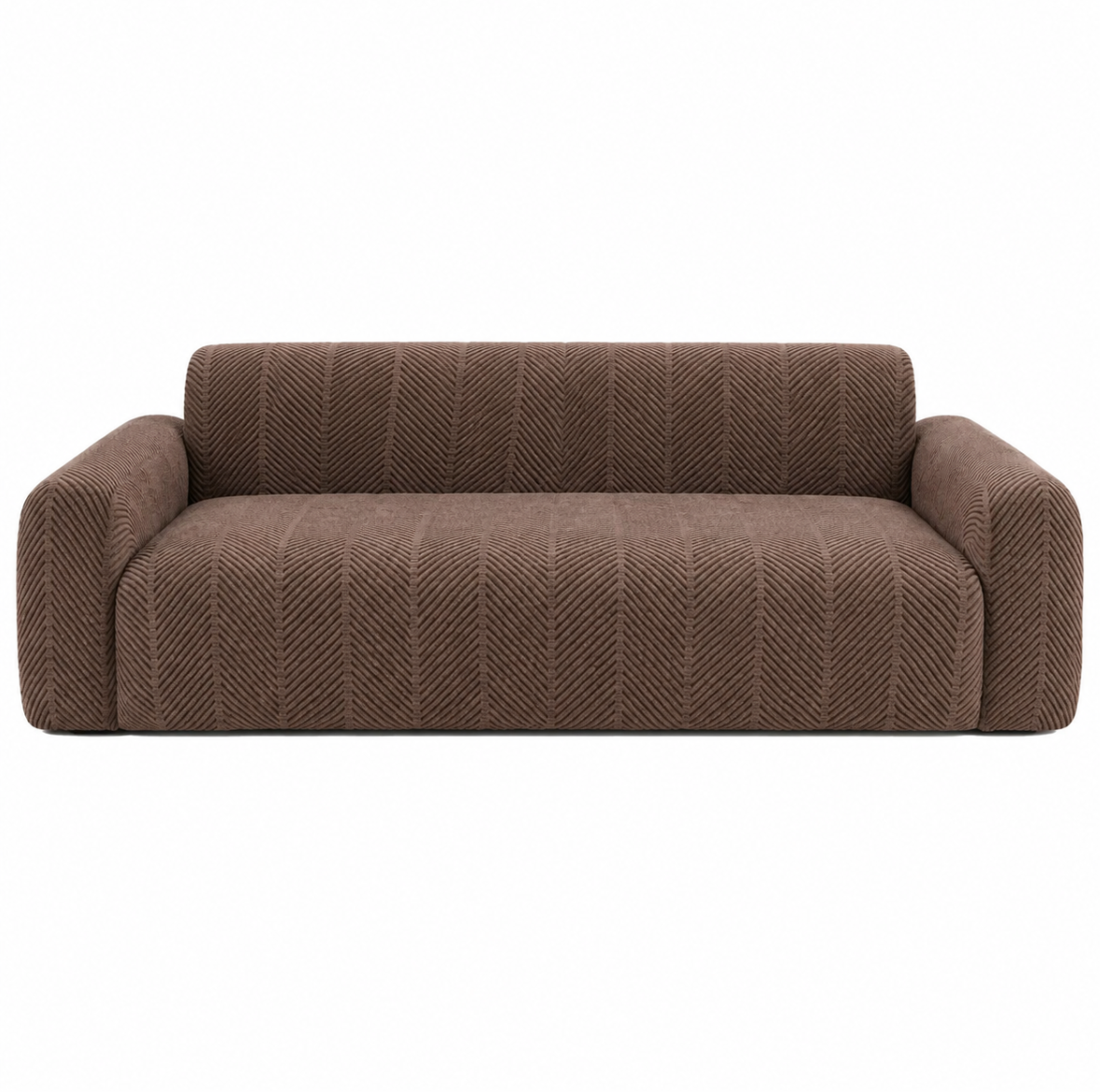 Housse de Canapé Extensible Texturée Géométrique