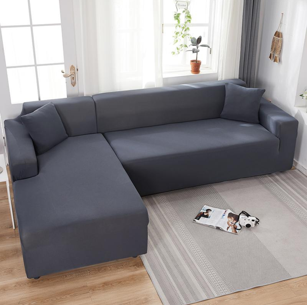 Housse de Canapé et Fauteuil Extensible Unie