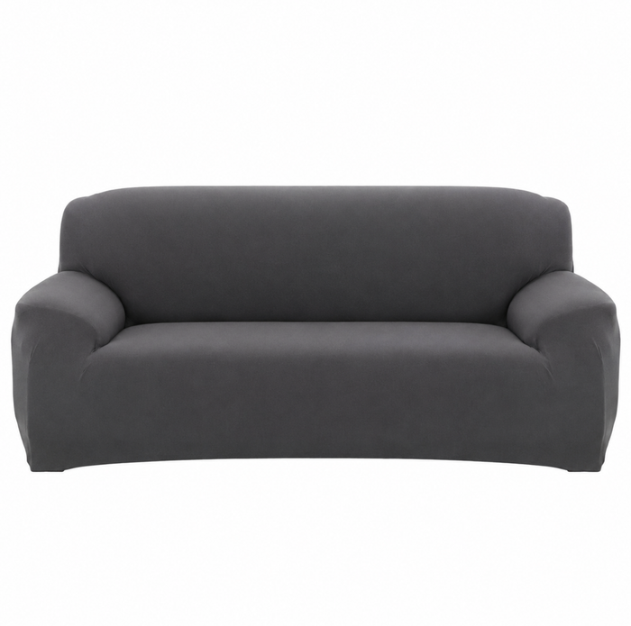 Housse de Canapé et Fauteuil Extensible Unie, ligne de mesure d'accoudoir à accoudoir