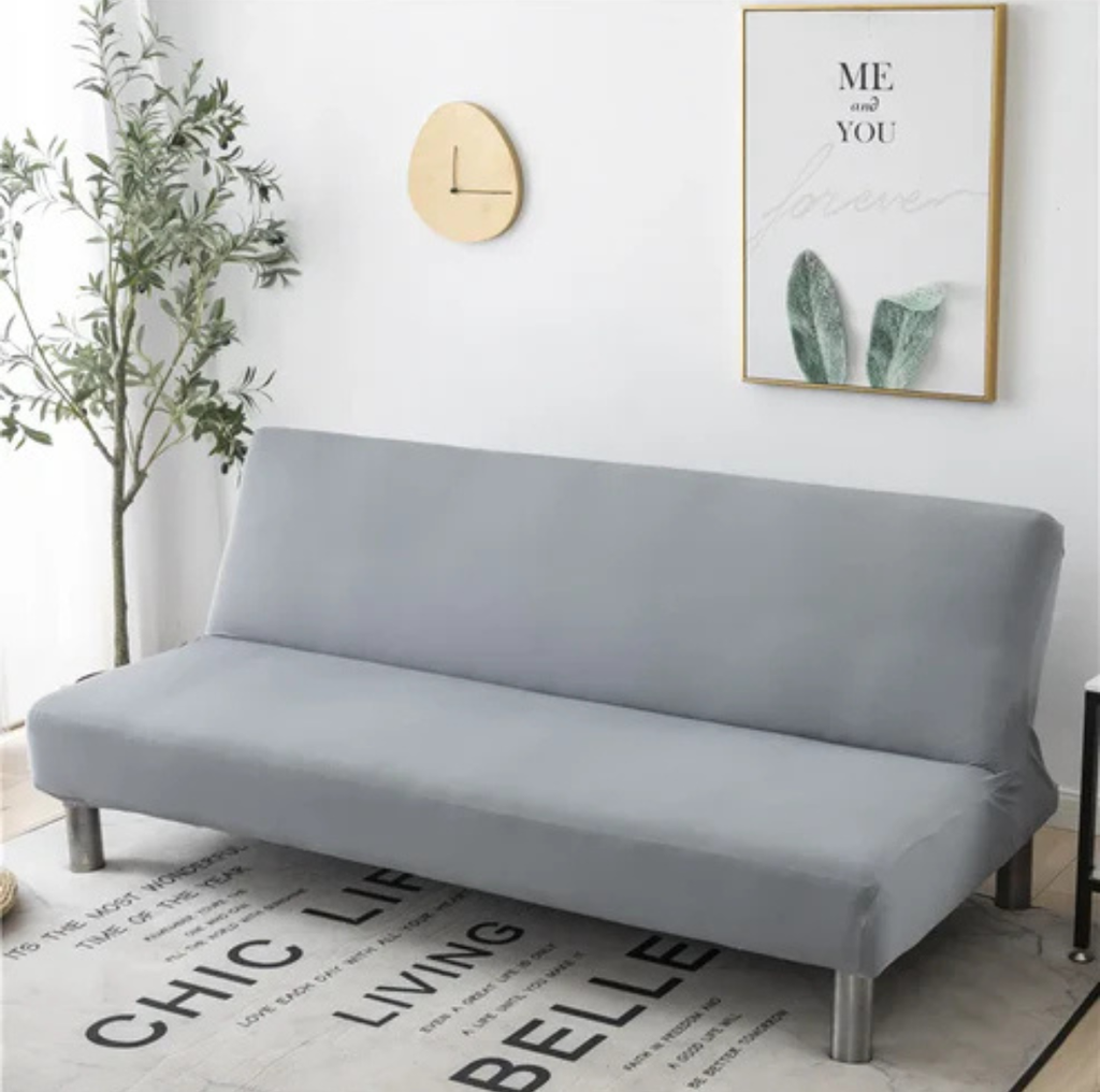 Housse de Canapé Clic-Clac Unie Extensible