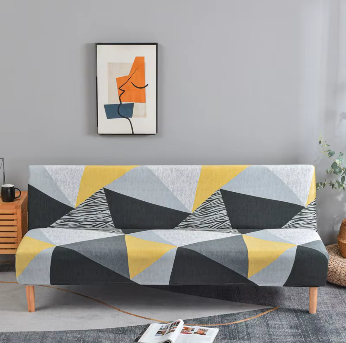 Housse de Canapé Clic-Clac Extensible Moderne