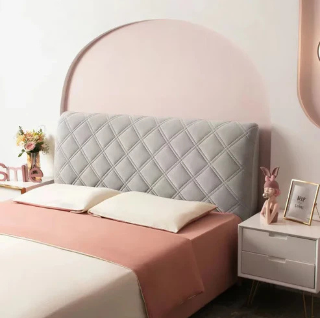 Housse de Tête de Lit Velours Matelassée