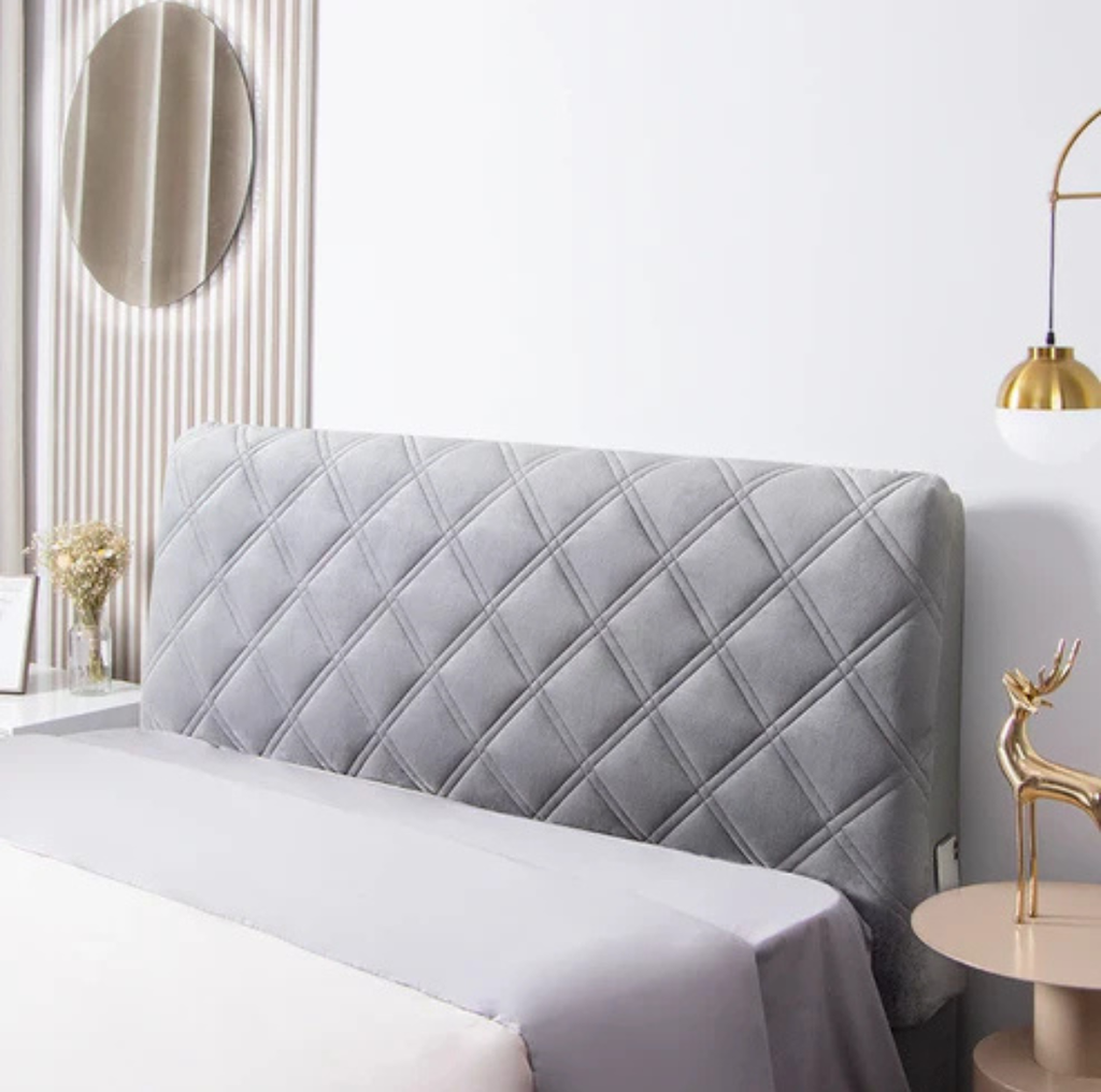 Housse de Tête de Lit Velours Matelassée