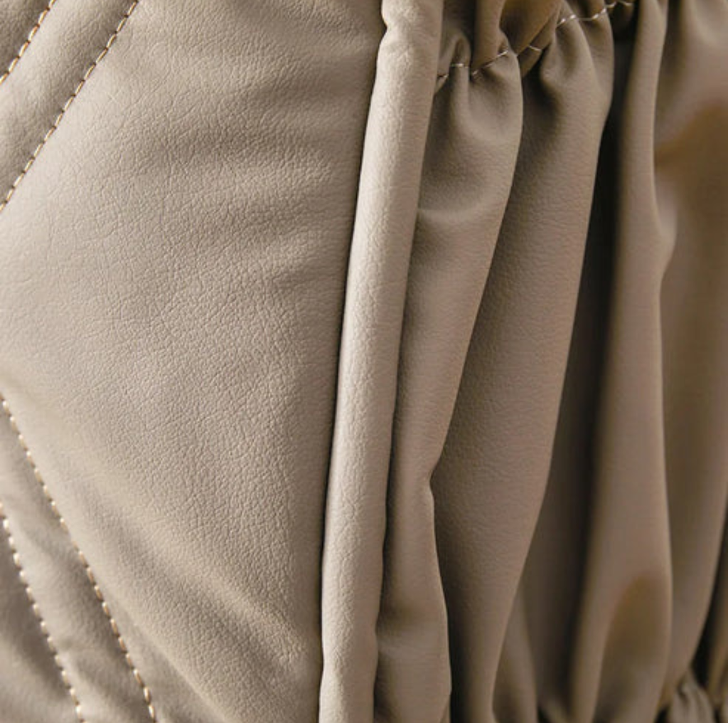 Housse de Tête de Lit Matelassée Effet Cuir