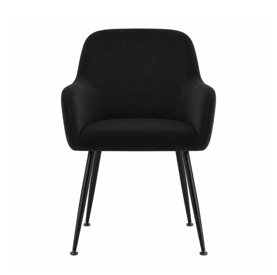 Housse de Chaise Velours avec Accoudoirs