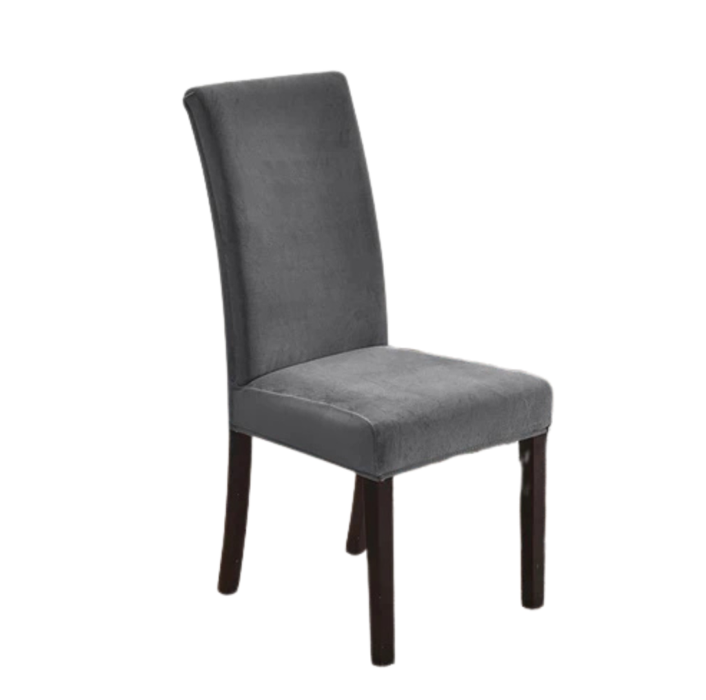 Housse de Chaise en Velours Doux Extensible