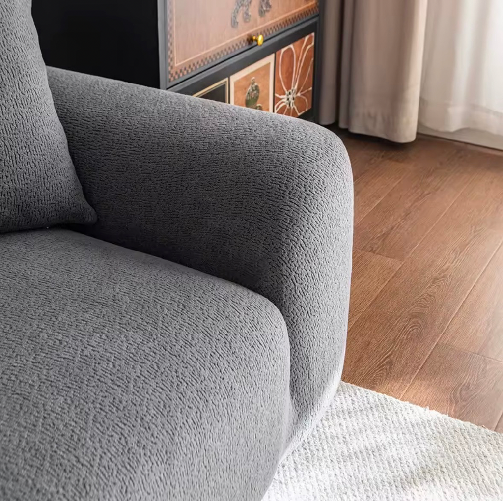 Housse de Canapé Extensible Bouclette Velours