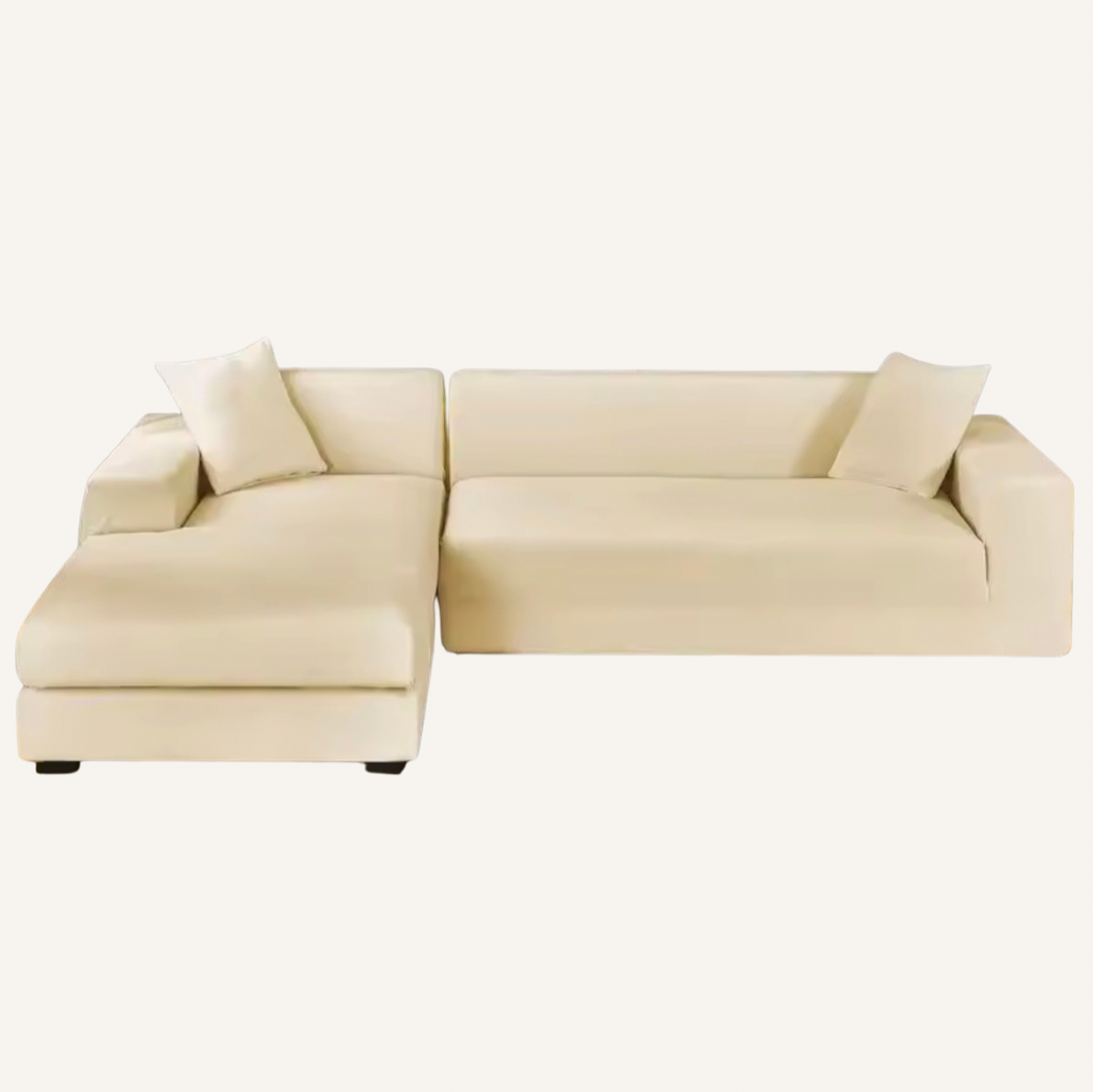 Housse de Canapé Extensible Velours Confort