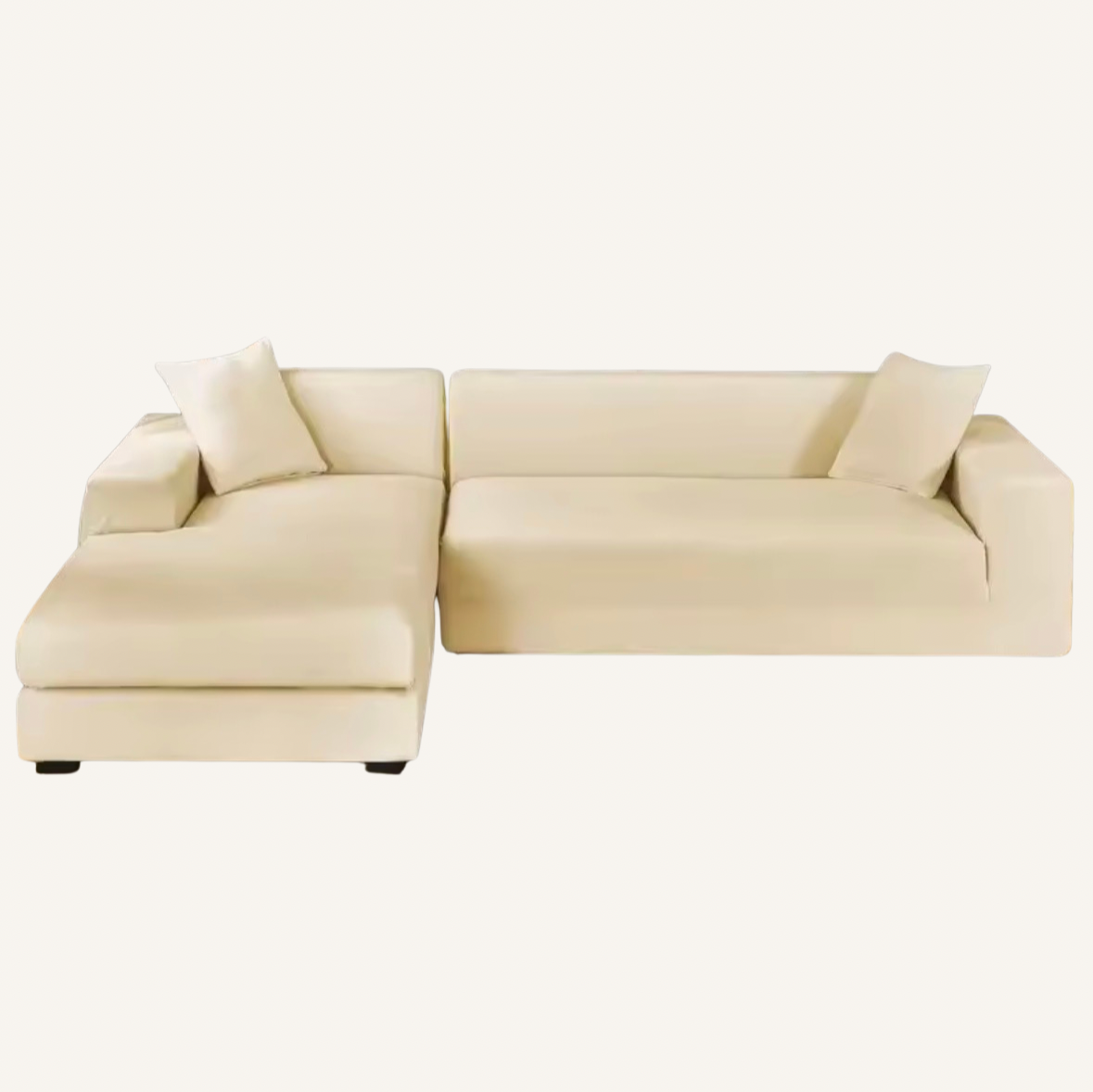 Housse de Canapé Extensible Velours Confort