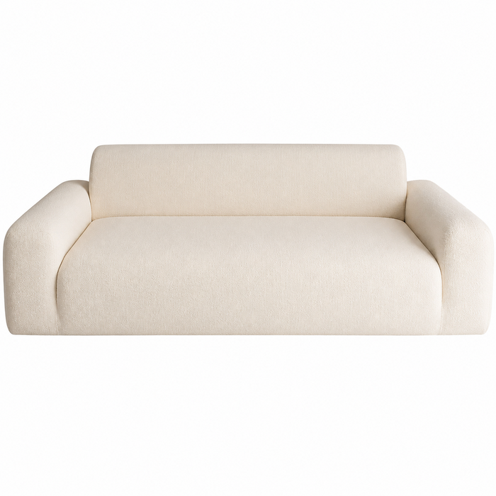 Housse de Canapé Extensible Bouclette Velours, ligne de mesure d'accoudoir à accoudoir