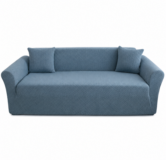 Housse de Canapé Jacquard Extensible Confort, ligne de mesure d'accoudoir à accoudoir