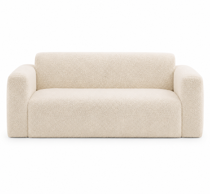 Housse de Canapé Extensible en Peluche Épaisse, ligne de mesure d'accoudoir à accoudoir