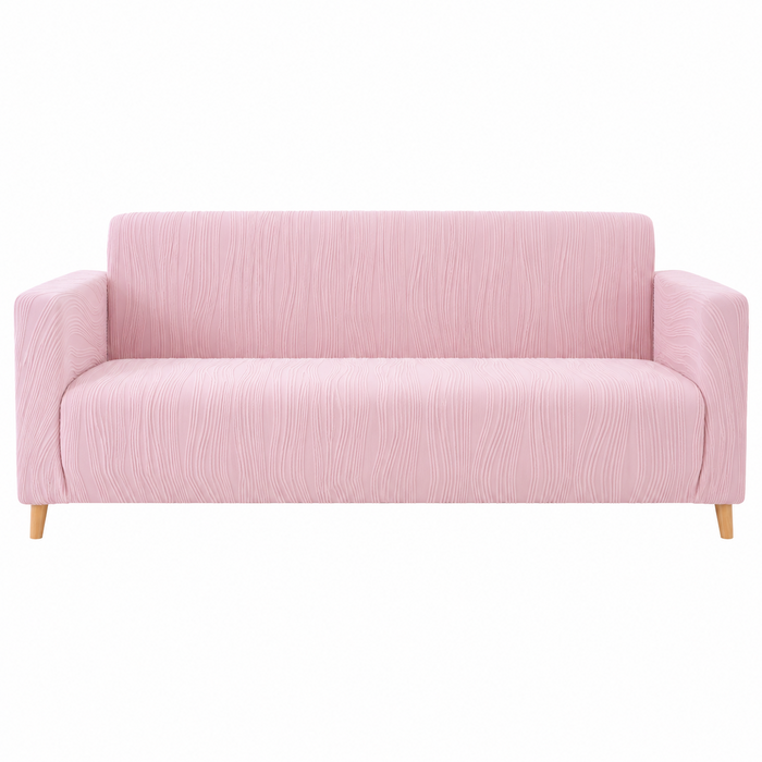 Housse de Canapé Texturée Extensible Élégante, ligne de mesure d'accoudoir à accoudoir