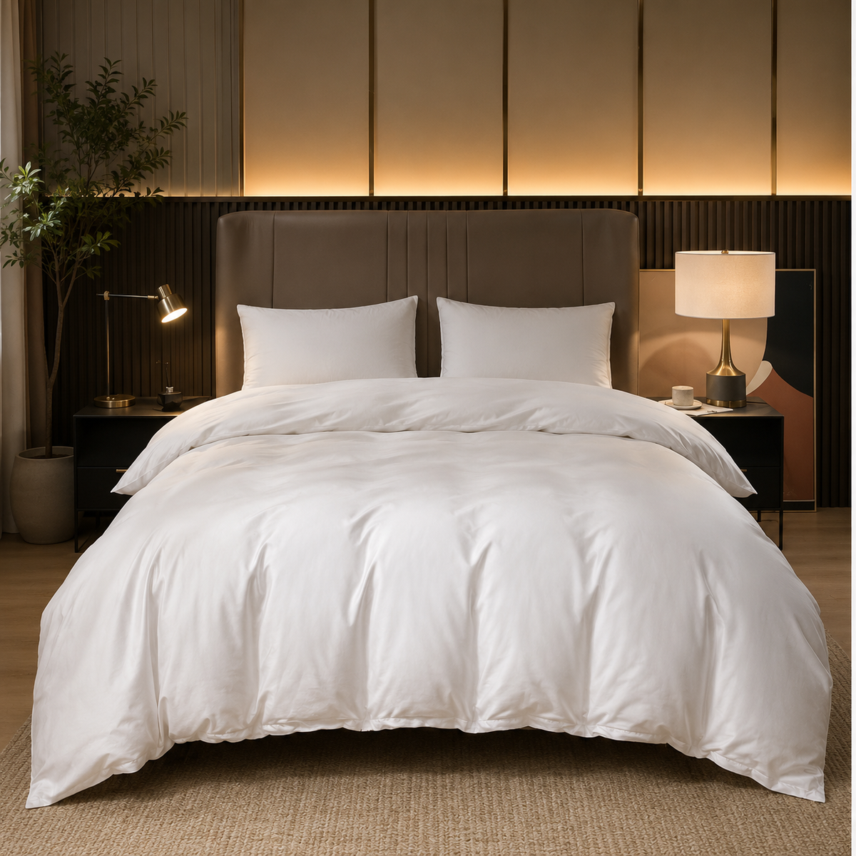 Housse de Couette Satinée Premium