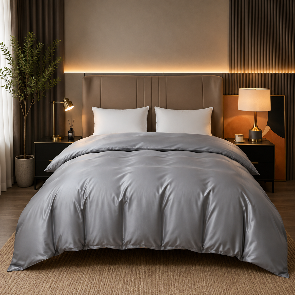 Housse de Couette Satinée Premium