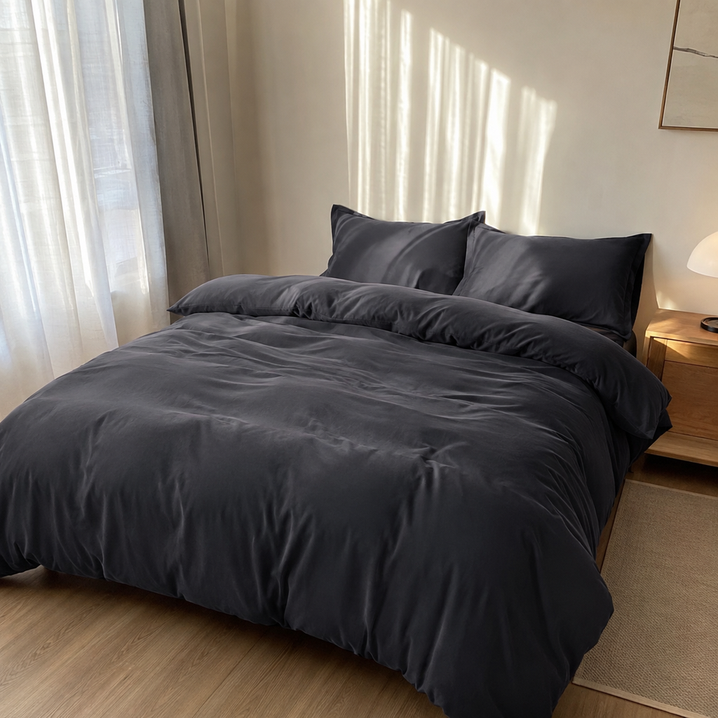 Housse de Couette Coton Lavé Douceur