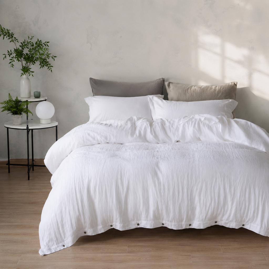 Housse de Couette 100% Lin Naturel
